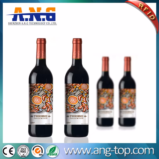 Étiquette de verre à vin RFID HF