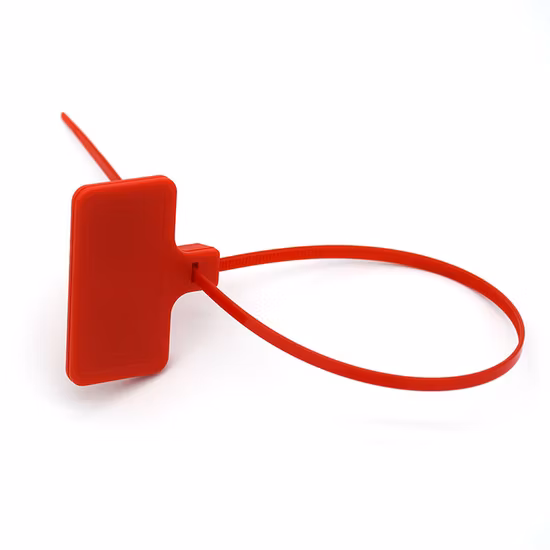 Étiquette en plastique imperméable de câble de fermeture éclair d'étiquette de joint de la fréquence ultra-haute RFID de traçabilité